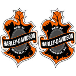 Harley Davidson Logo Style 7 Stickers Decals 2x - DecalsHouse