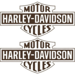 Harley Davidson Logo Style 9 Stickers Decals 2x - DecalsHouse