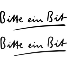 Bitte Ein Bit Stickers – Bitburger Beer Decals (2-Pack)