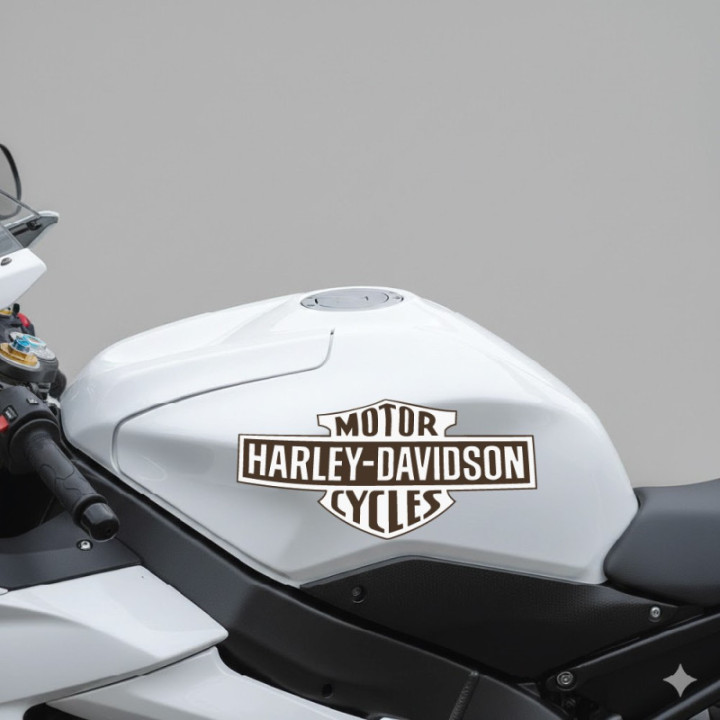 Harley Davidson Logo Style 9 Stickers Decals 2x - DecalsHouse