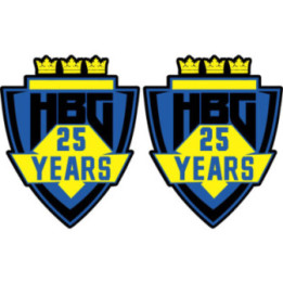 Husaberg 25 Years Anniversary Stickers – Enduro Decals (2-Pack)