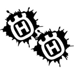 Husqvarna Splash Stickers – Enduro Supermoto Decals (2-Pack)