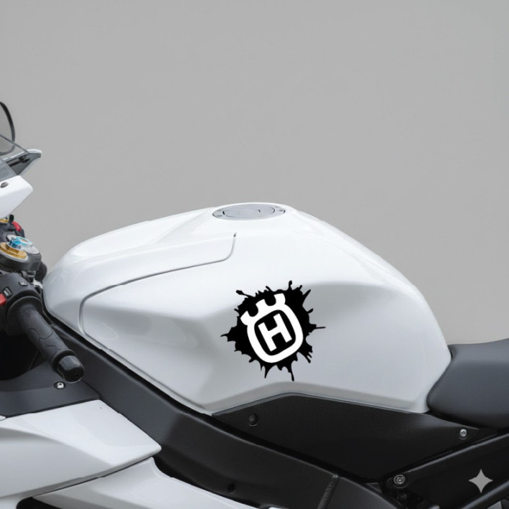Husqvarna Splash Stickers – Enduro Supermoto Decals (2-Pack)