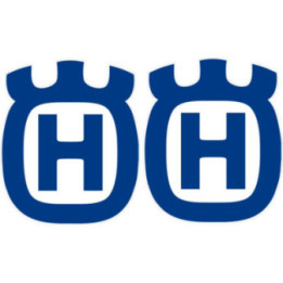Husqvarna Logo Stickers Decals 2x - DecalsHouse