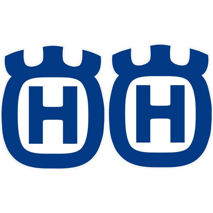 Husqvarna Logo Stickers Decals 2x - DecalsHouse