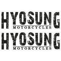 Hyosung Logo Style 2 Stickers Decals 2x - DecalsHouse