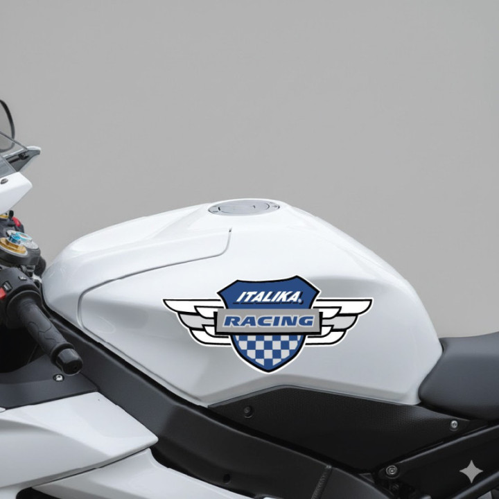 Italika Logo Racing Stickers Decals 2x - DecalsHouse