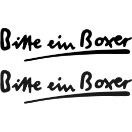 Buy Bitte Ein Boxer Decal Sticker Online