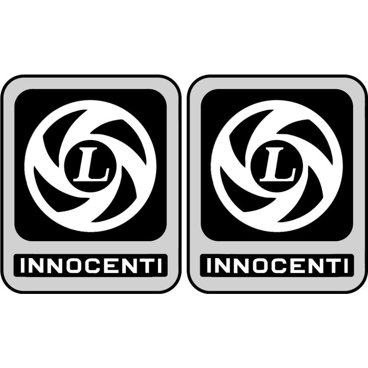 Lambretta Innocenti Logo Stickers Decals 2x - DecalsHouse