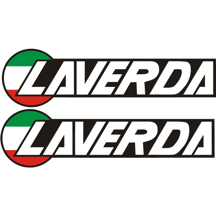 Laverda Logo Stickers Decals 2x - DecalsHouse