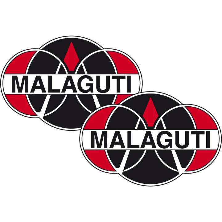 Malaguti Logo Stickers Decals 2x - DecalsHouse