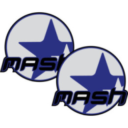 Mash Logo Stickers Decals 2x - DecalsHouse