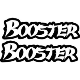 Mbk Booster Style 2 Stickers Decals 2x - DecalsHouse