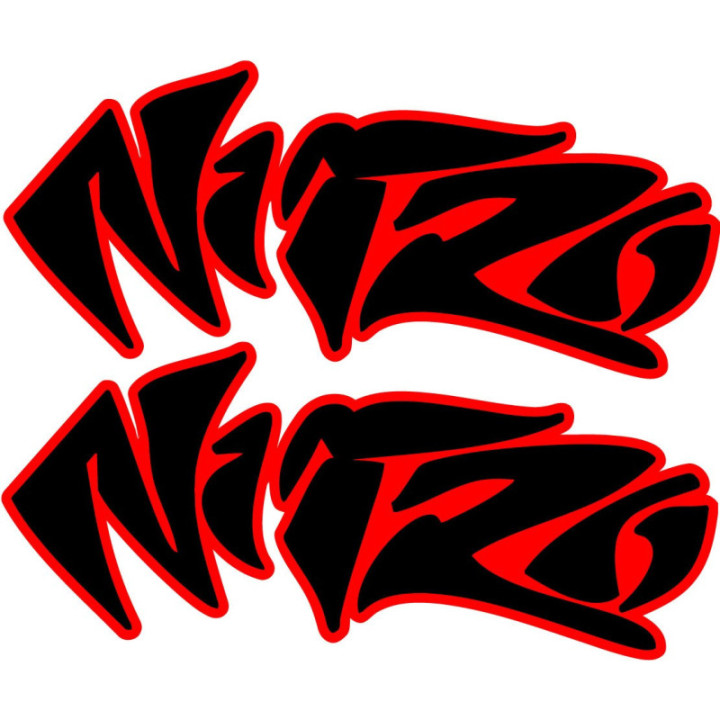 Mbk Nitro Stickers Decals 2x - DecalsHouse