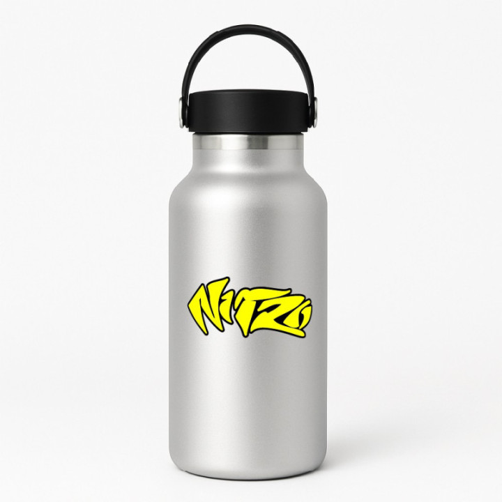 Mbk Nitro Yellow Stickers Decals 2x - DecalsHouse