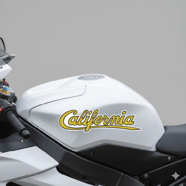 Moto Guzzi California Stickers Decals 2x - DecalsHouse