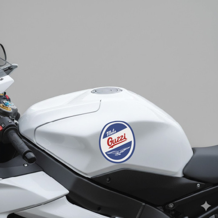 Moto Guzzi Logo Style 10 Stickers Decals 2x - DecalsHouse