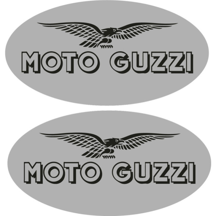 Moto Guzzi Logo Style 11 Stickers Decals 2x - DecalsHouse