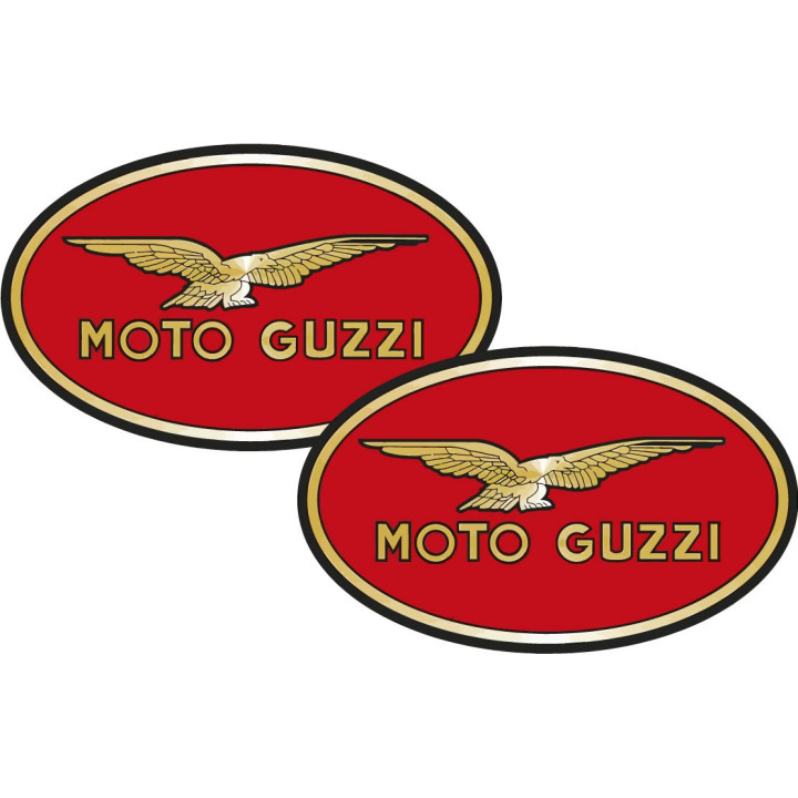 Moto Guzzi Logo Style 3 Stickers Decals 2x - DecalsHouse