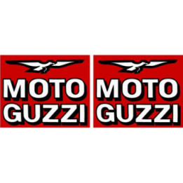Moto Guzzi Logo Style 9 Stickers Decals 2x - DecalsHouse