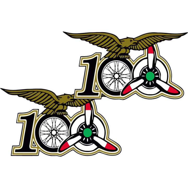 Moto Guzzi Style 3 Stickers Decals 2x - DecalsHouse
