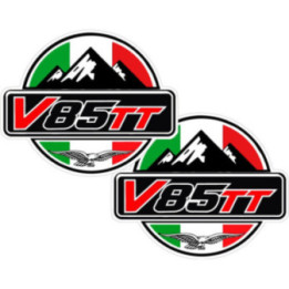 Moto Guzzi V85 Tt Style 2 Stickers Decals 2x - DecalsHouse