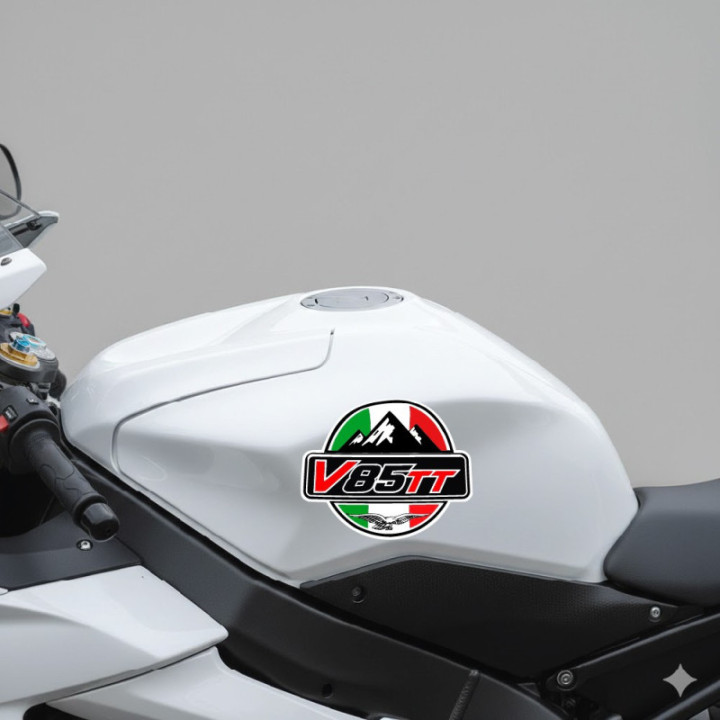 Moto Guzzi V85 Tt Style 2 Stickers Decals 2x - DecalsHouse