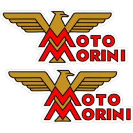 Moto Morin Logo Stickers Decals 2x - DecalsHouse