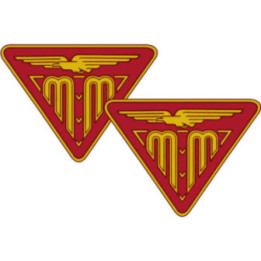 Moto Morini Badge Stickers Decals 2x - DecalsHouse