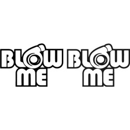 Buy Blow Me Decal Sticker Online