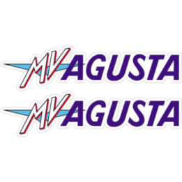 Mv Agusta Logo Stickers Decals 2x - DecalsHouse