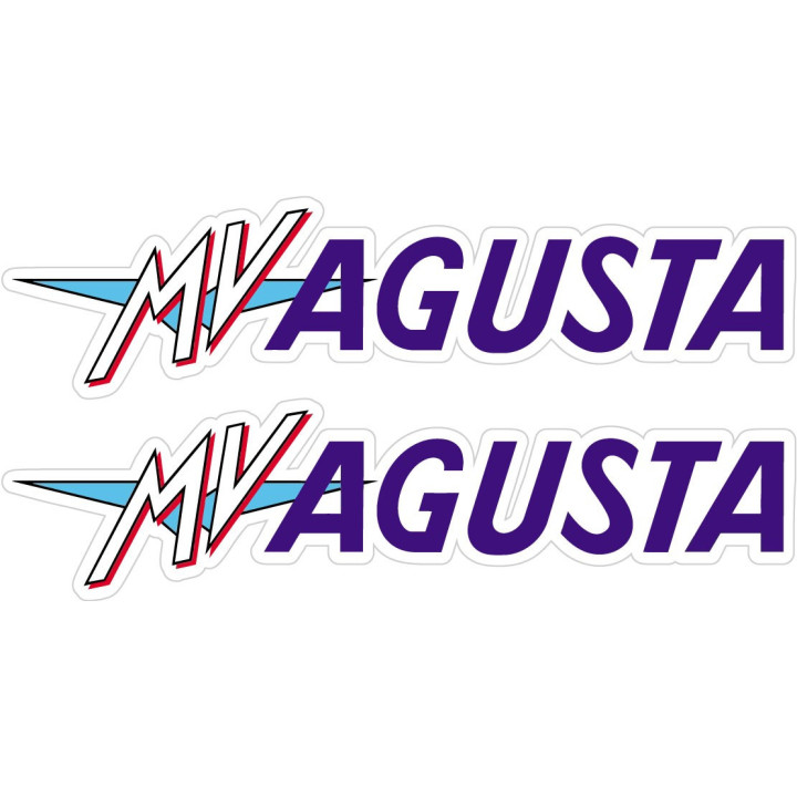 Mv Agusta Logo Stickers Decals 2x - DecalsHouse
