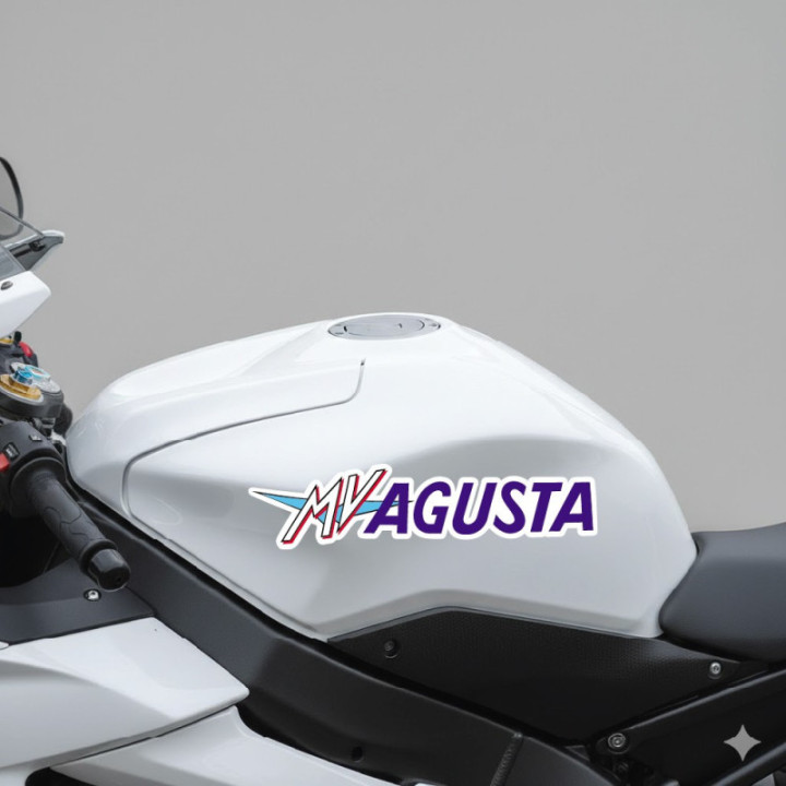 Mv Agusta Logo Stickers Decals 2x - DecalsHouse