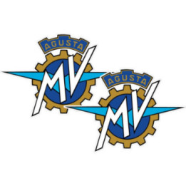 MV Agusta Logo Style 2 Stickers – Brutale F4 Decals (2-Pack)