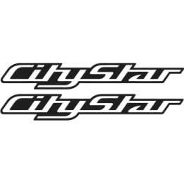 Peugeot Citystar Black And White Stickers Decals 2x - DecalsHouse