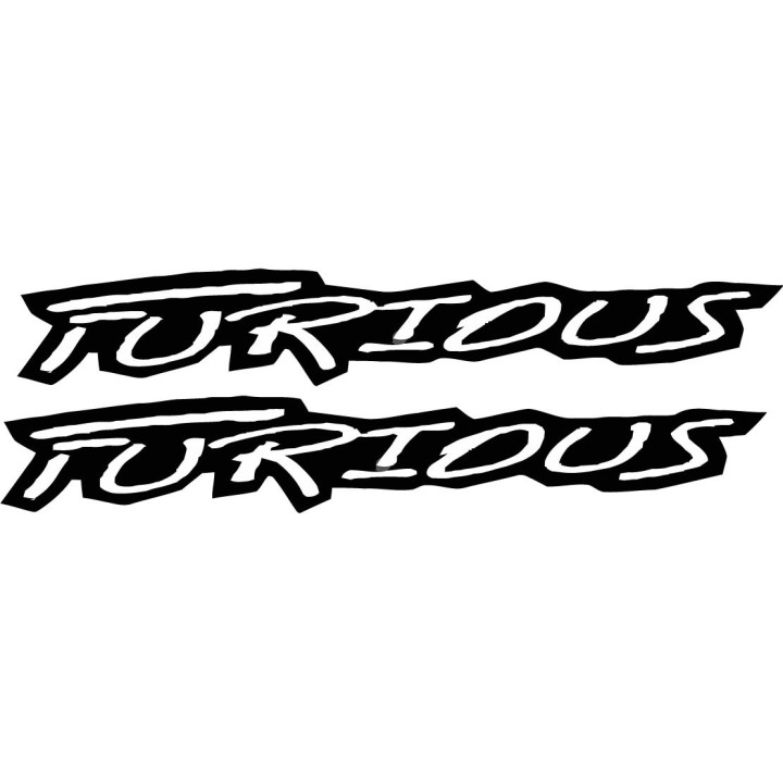 Peugeot Snake Furious Stickers Decals 2x - DecalsHouse