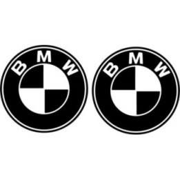 BMW Roundel Stickers – 3 Series 5 Series M3 M5 Decals (2-Pack)