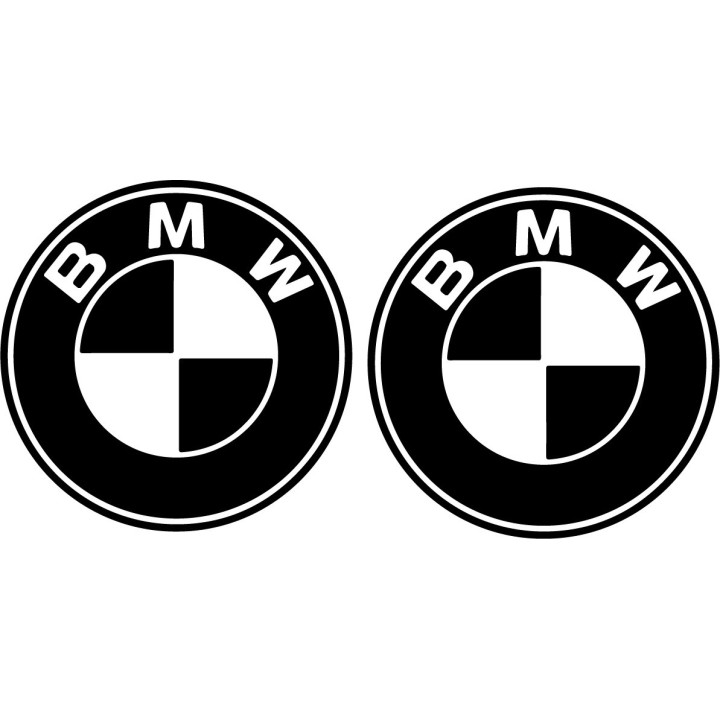 BMW Roundel Stickers – 3 Series 5 Series M3 M5 Decals (2-Pack)