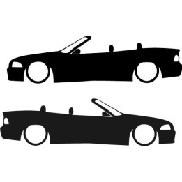 Buy Bmw 3 Serie E36 Cabrio Low Sticker Online