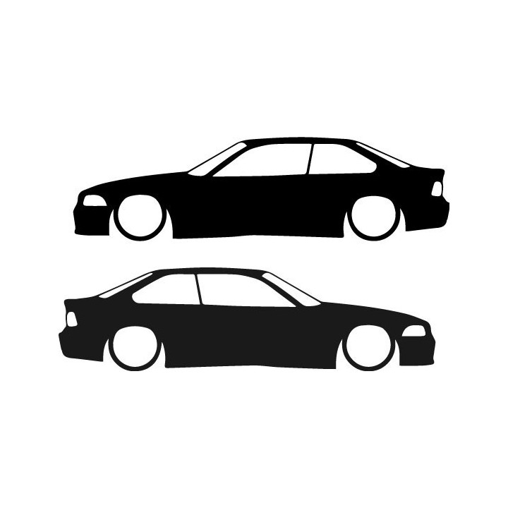 Buy Bmw 3 Serie E36 Coupe Low Sticker Online