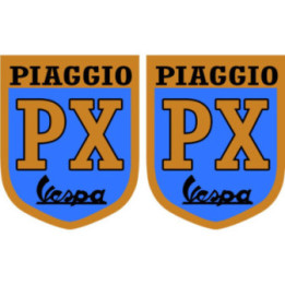 Piaggio Vespa Px Style 2 Stickers Decals 2x - DecalsHouse