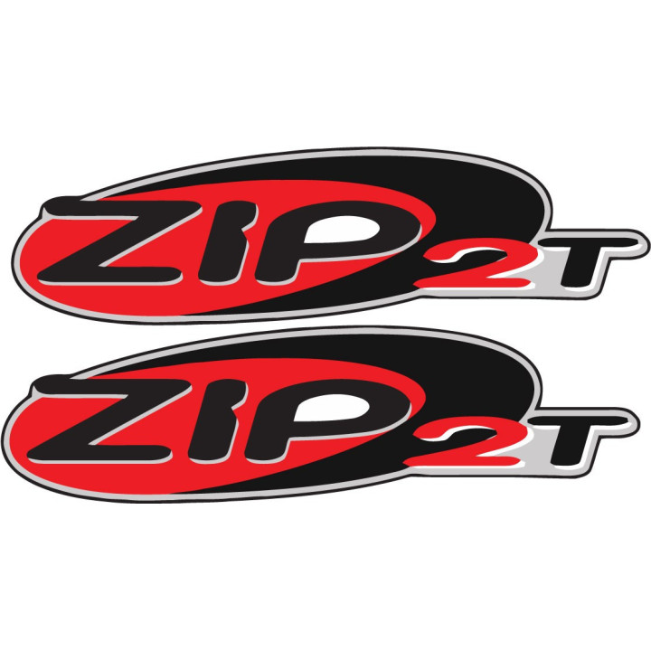 Piaggio Zip 2T Scooter Stickers – Panel Restoration Decals (2-Pack)