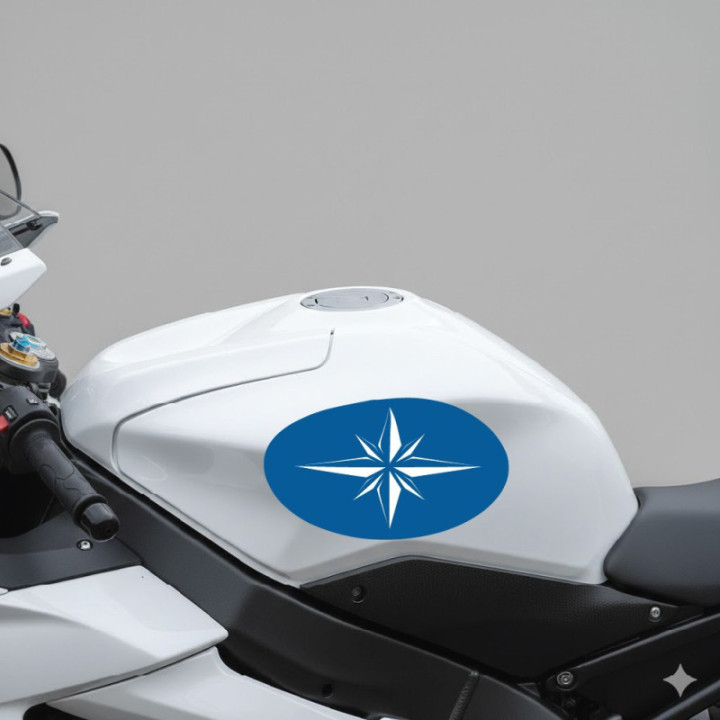 Polaris Logo Oval Stickers Decals 2x - DecalsHouse