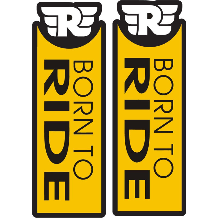 Royal Enfield Born To Ride Stickers Decals 2x - DecalsHouse