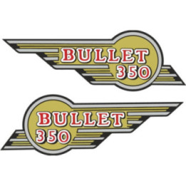 Royal Enfield Bullet 350 Stickers Decals 2x - DecalsHouse