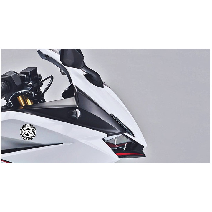 Royal Enfield Logo Black And White Stickers Decals 2x - DecalsHouse