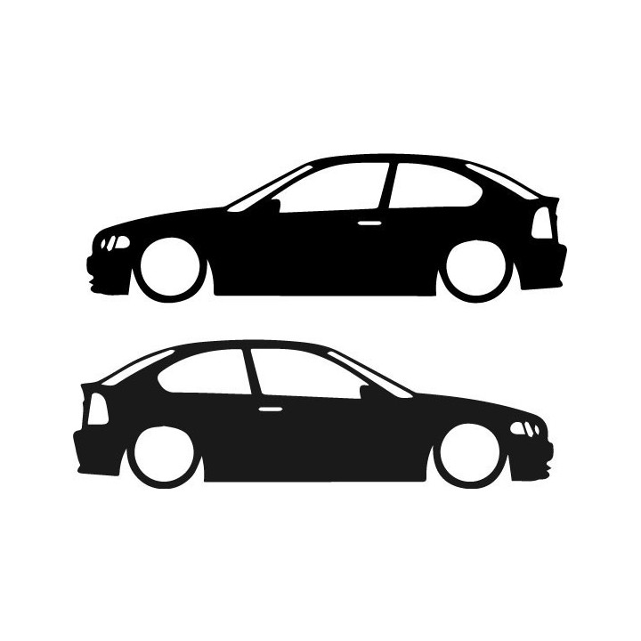Buy Bmw 3 Serie E46 Coupe Low Sticker Online