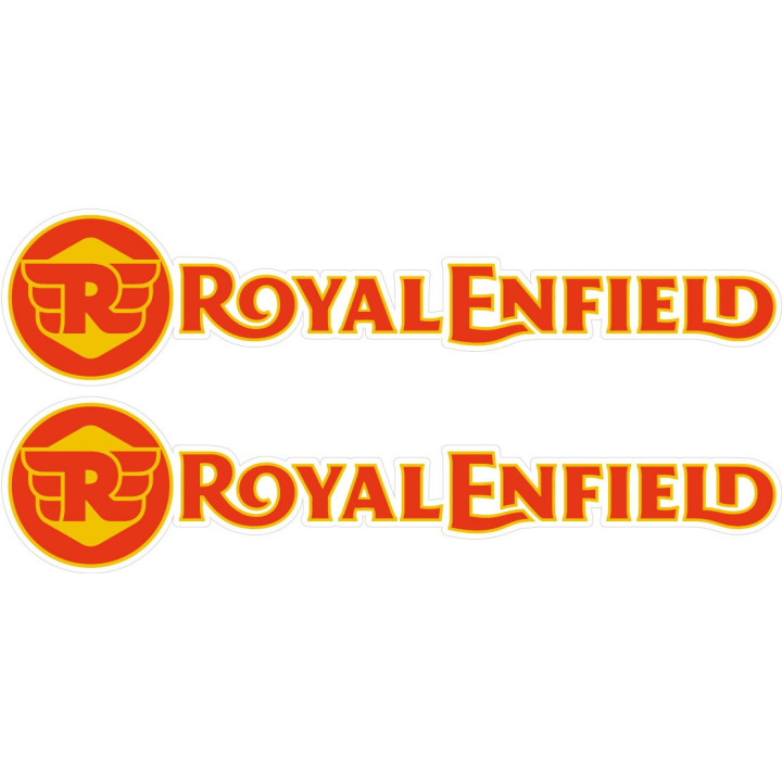 Royal Enfield Logo Stickers Decals 2x - DecalsHouse
