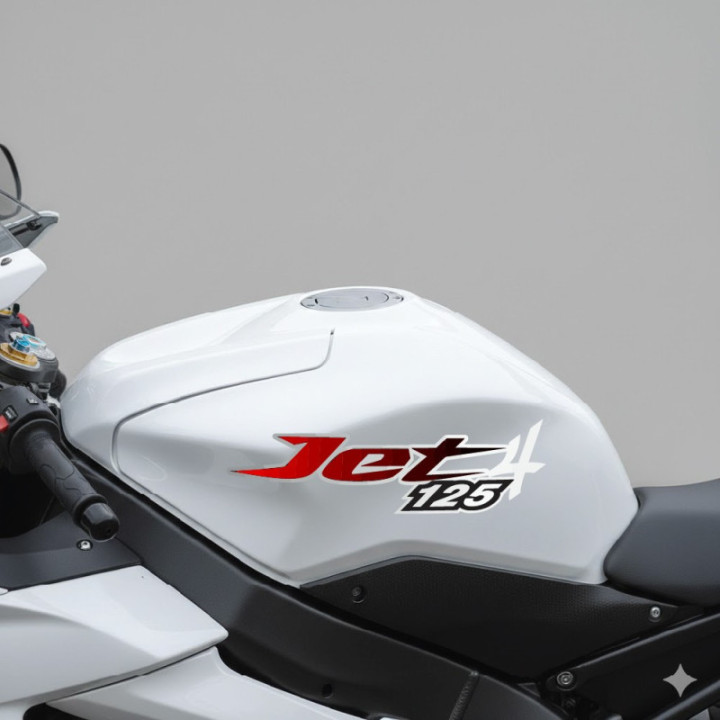 Sym Jet 125 Style 2 Stickers Decals 2x - DecalsHouse