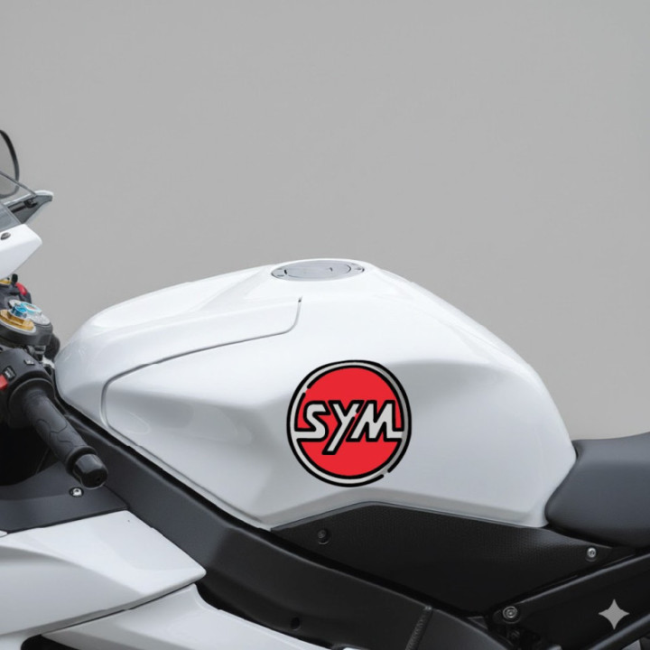 Sym Logo Round Style 2 Stickers Decals 2x - DecalsHouse